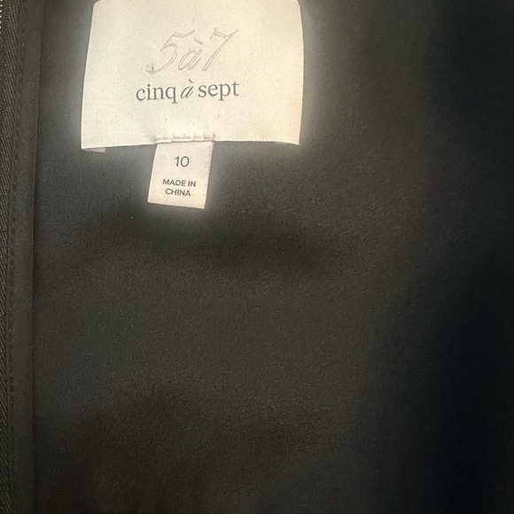 Cinq à Sept Black Floral Midi Dress - Picture 7 of 8